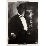 Advertising Poster Jazz King Oliver Waldemar Swierzy