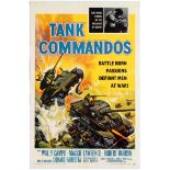 Movie Poster WWII USA Tank Commandos Action Thriller