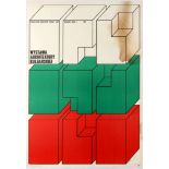 Advertising Poster Bulgarian Architecture Exhibition Waldemar Swierzy