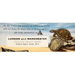 Advertising Poster London And Manchester Assurance Company Tortoise