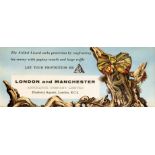 Advertising Poster London And Manchester Assurance Company Lizard
