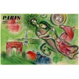 Travel Poster Paris Opera Romeo Juliet Marc Chagall