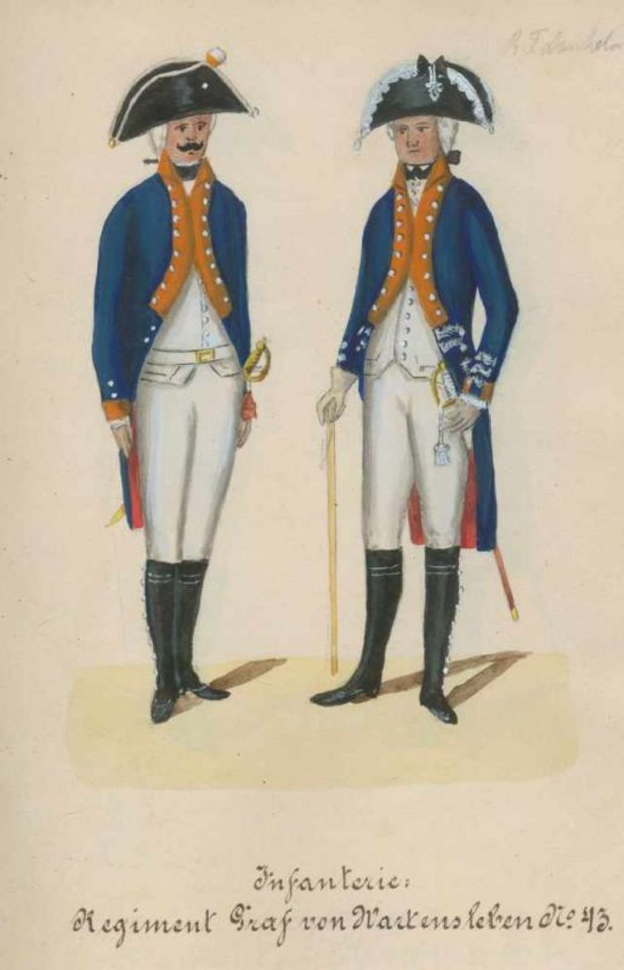 Abbildungenvon allen Uniformen der Königl. Preussischen Armee unter der Regierung Sr. Majestät - Bild 2 aus 3