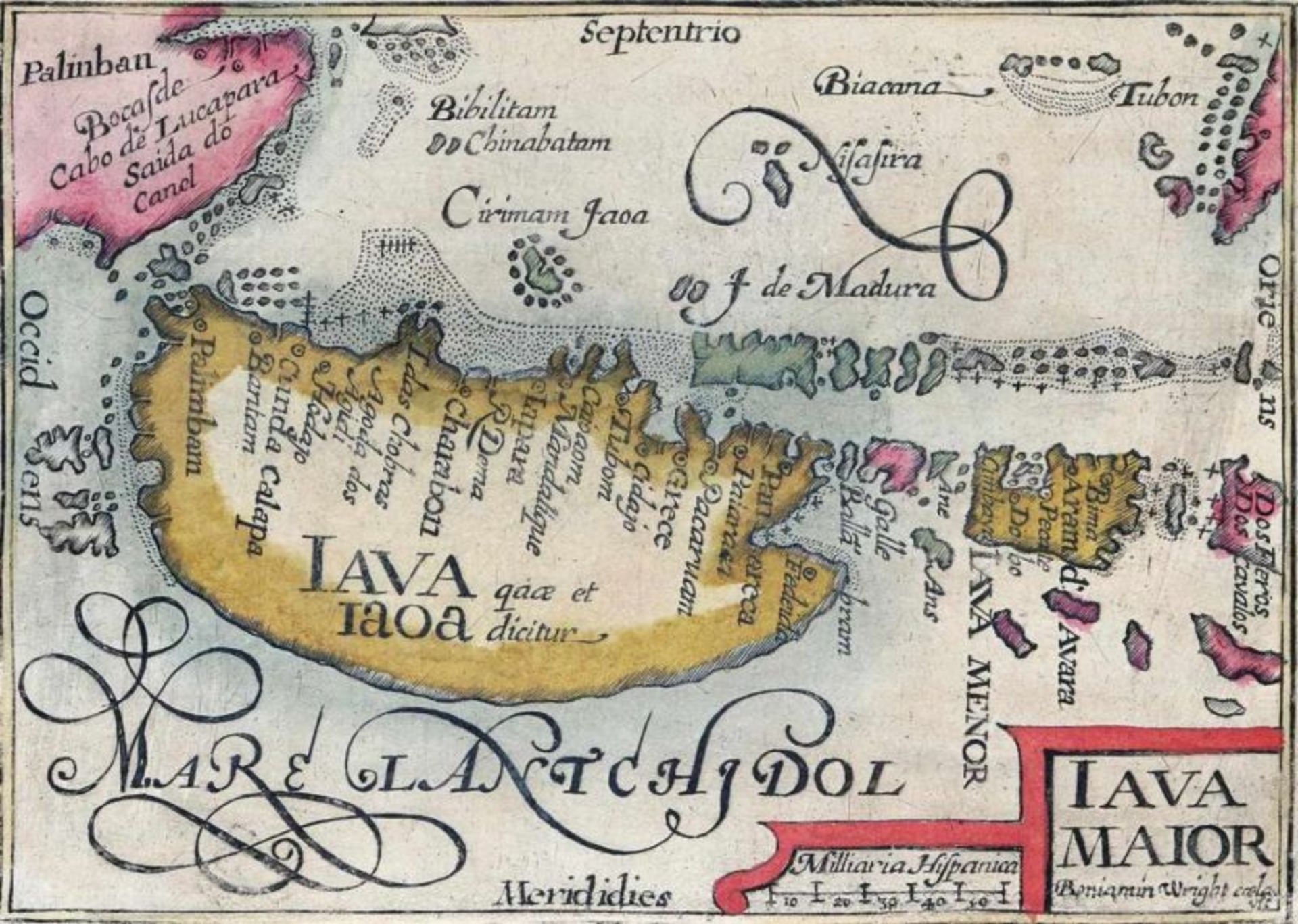 Bertius,P.Tabularum geographicarum contractarum libri quinque. 5 Tle. in 1 Bd. Amsterdam, Nicolai - Bild 4 aus 4