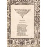 Ammianus,M.Opus castigatissimum. Bologna, Hieronymus de Benedictus 1517. Fol. Mit Titelbord. in