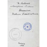 (Antonius Senensis.Chronicon Fratrum Ordinis Praedicatorum. In Quo Tum Res Notabiles, tum personae