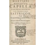 Capella,M.Satyricon, in quo de nuptiis Philologiae et Mercurii libri duo, et de septem artibus