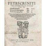 Crinitus,P.De honesta disciplina libri XXV. De poetis latinis eiusdem libri V. Poemarum quoque