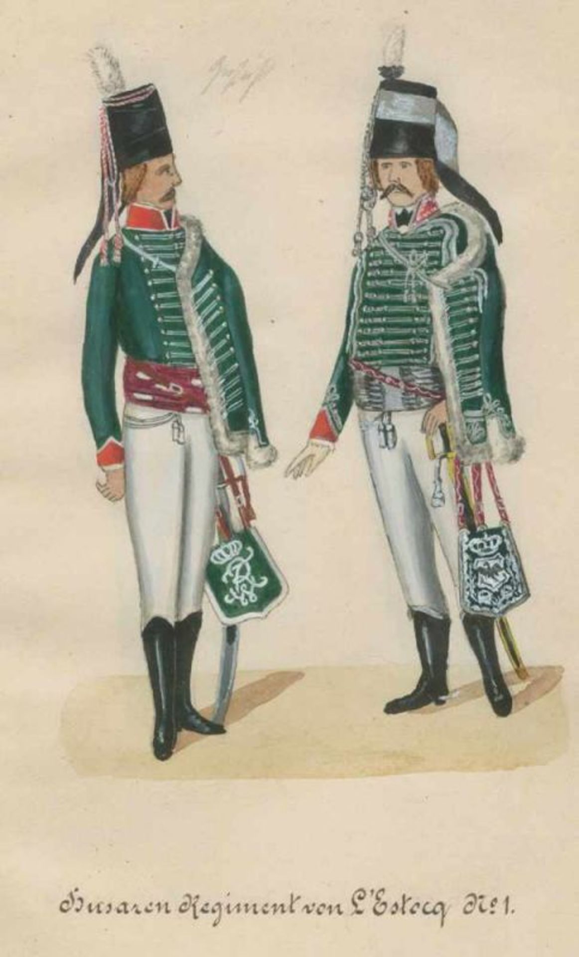 Abbildungenvon allen Uniformen der Königl. Preussischen Armee unter der Regierung Sr. Majestät - Bild 3 aus 3