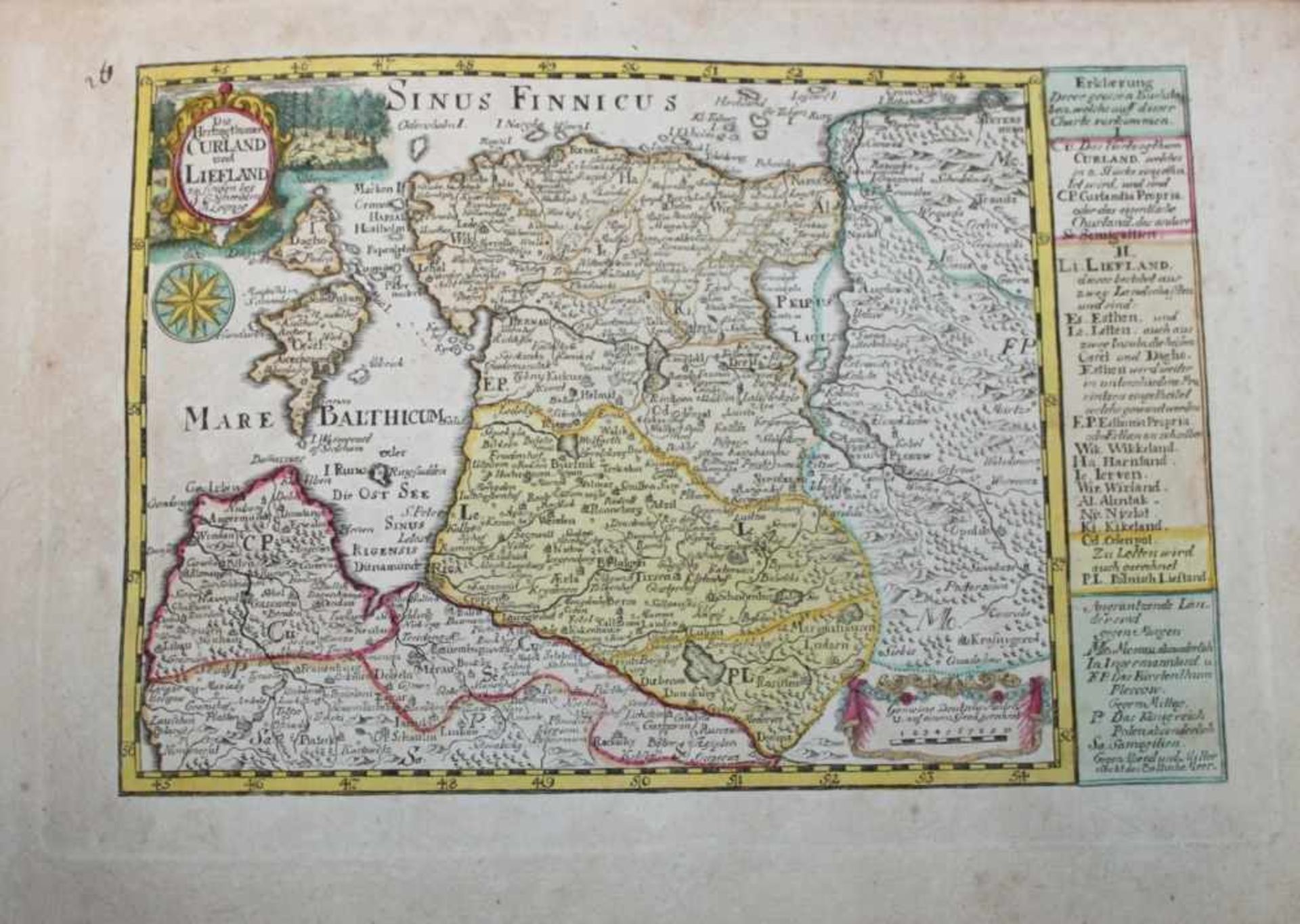 (Schreiber, Johann Georg).Atlas selectus von allen Königreichen und Ländern ... Fragment einer