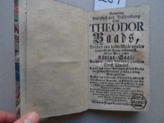 Tschechien.- Scrinci, J.A. Gründliche Untersuch und Beschreibung Des Theodor Baads, welches eine