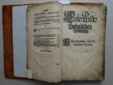 Recht.- Musculus, P. u. R. Pistorius (Hrsg.). Gericht- und Landtordnung). 2 Tle. in 1 Bd. (