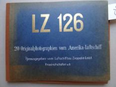 Luftfahrt.- LZ 126. 20 Originalphotographien vom Amerika-Luftschiff. Hrsg. vom Luftschiffbau