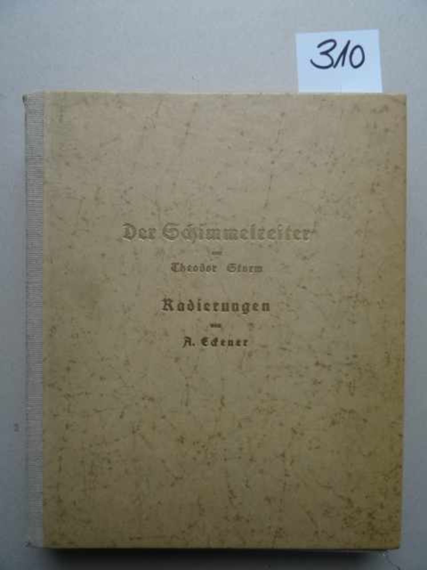 Eckener.- Storm, Th. Der Schimmelreiter. Radierungen von A. Eckener. O.O., um 1920. 59 signierte - Bild 4 aus 4