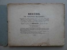 Marine.- Beaujean, (J.J.). Recueil de petites marines. Paris, Ostervald, 1817. 32 S. (