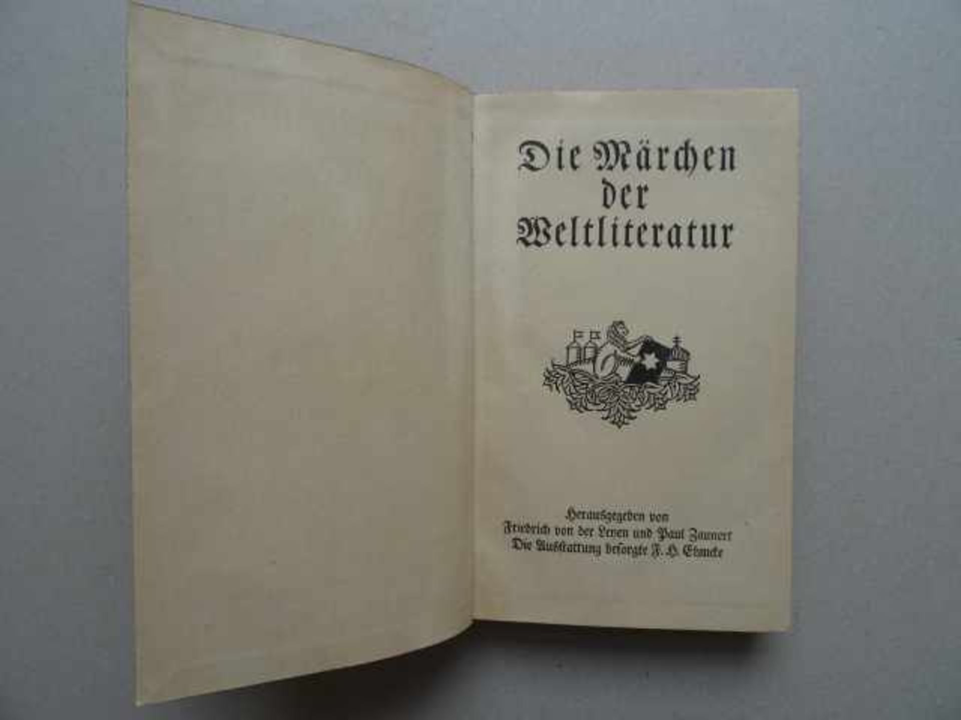Märchen, Die, der Weltliteratur. Konvolut von 18 Bänden. Jena, Diederichs, 1912-27. 1 OLdr. u. 2 - Image 2 of 5