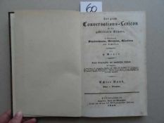 Eisenbahn.- Meyer, J. (Hrsg.). Das große Conversations-Lexicon für die gebildeten Stände. In