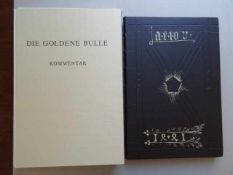 Faksimile.- Die Goldene Bulle. Faksimile u. Kommentarbd., zus. 2 Bde. Graz, Akademische Druck- u.