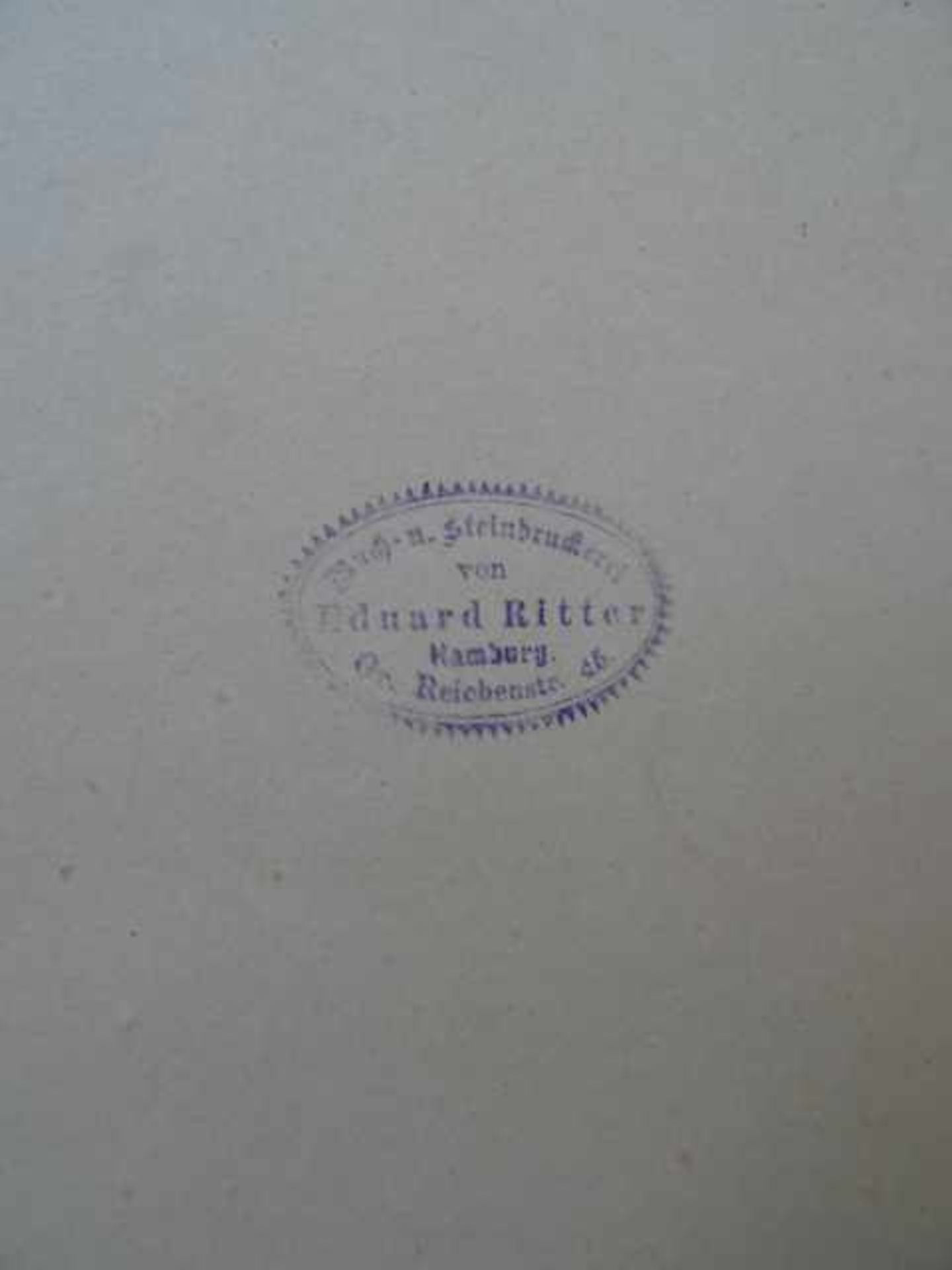 Kiel.- Parthie am Kieler Hafen. Lithographie von Ed. Ritter nach R.R. Hamburg, um 1840. 28 x 42 - Bild 5 aus 5