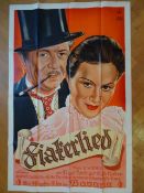 Plakate.- Film.- Fiakerlied. Farblithogr. Plakat von Engelhardt. 1936. Chromolithogr.