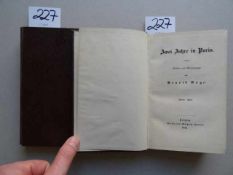 Ruge, A. Zwei Jahre in Paris. Studien und Erinnerungen. 2 Bde. Leipzig, Jurany, 1846. VI, 434 S.;