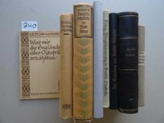 Afrika/Kolonien.- 8 Werke (davon 6 in erster Ausgabe) über die ehemalige deutsche Kolonie Ost-Afrika