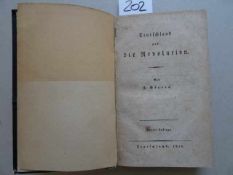 Görres, J. Teutschland und die Revolution. 2. Aufl. Teutschland (Koblenz), 1819. 1 Bl., 212 S.-
