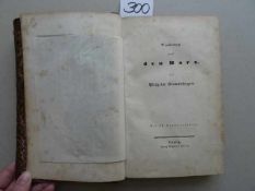 Niedersachsen.- Blumenhagen, W. Wanderung durch den Harz. Leipzig, Wigand, (1838). 256 S. Mit 30