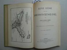 Amerika.- Ermel, A. Eine Reise nach der Robinson-Crusoe-Insel. Hamburg, Friederichsen, 1889. 2 Bll.,