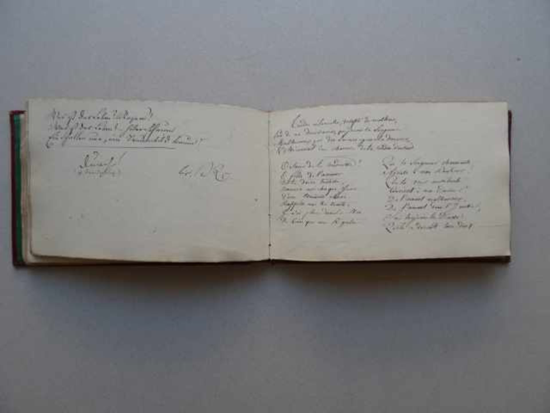 Wilhelm von Preußen.- (Stammbuch-) Album aus dem Raum Berlin. 95 Seiten mit handschriftlichen - Bild 4 aus 5