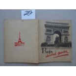 Frankreich.- Schulz-Wilmersdorf, (P.A.).Paris, deutsch gesehen. Leipzig, Hillger, (1942). 94 S., 1