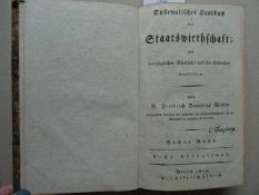 Wirtschaft.- Weber, F.B.Systematisches Handbuch der Staatswirthschaft; mit vorzüglicher Rücksicht