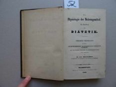 Gastronomie.- Moleschott, J.Die Physiologie der Nahrungsmittel. Ein Handbuch der Diätetik. Friedrich