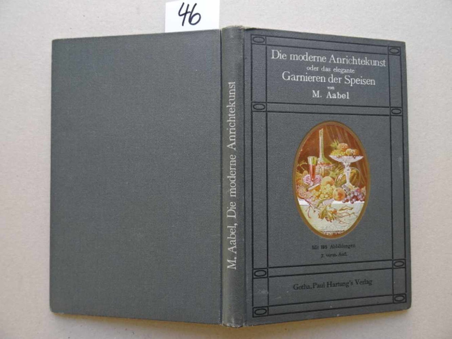 Gastronomie.- Aabel, M.Die moderne Anrichtekunst oder Das elegante Anrichten der Speisen. 7. Aufl.