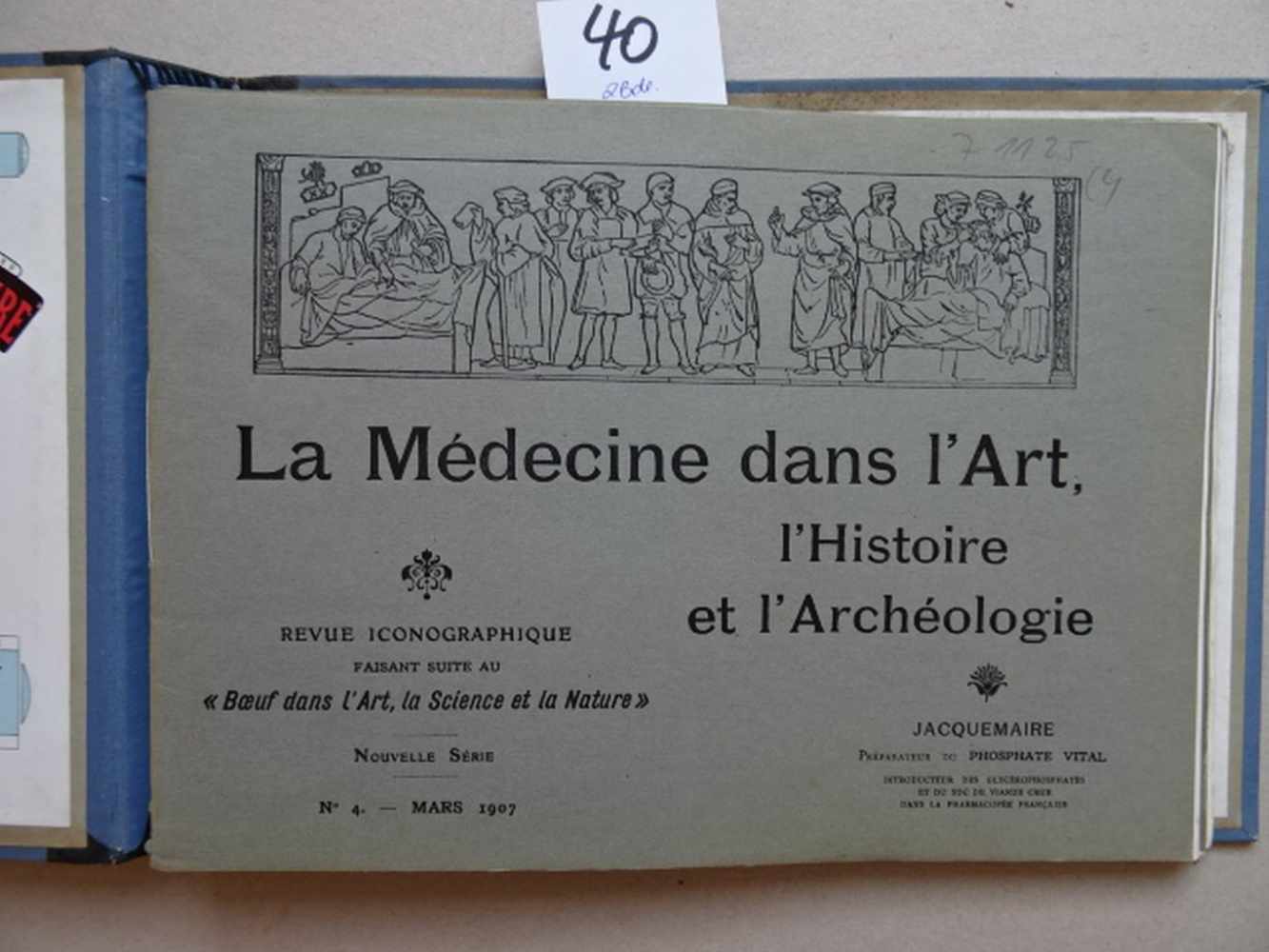 Firmenkataloge.-La Médicine dans l'Art, l'Histoire et l'Archéologie. Revue Iconographique. 29 - Image 5 of 5