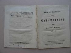 Recht.-Gesetze und Verordnungen über die Paß-Polizey in der Preußischen Monarchie. Düsseldorf, 1817.