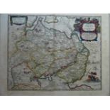Angeln/Schwansen.-Territoria Anglen et Schwansen Anno 1649. Kolor. Kupferstichkarte von J. Mejer aus