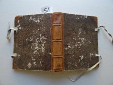 Gastronomie.- Kochbuch,Handschriftliches. Datiert 1790. 25 handschriftlich beschriebene Blätter