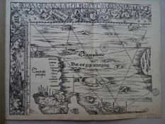 Marine.- Frisius, L.Carta marina universalis 1530. Nachdruck: München, Rosenthal, (1926). 12