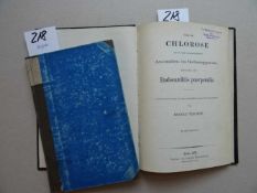 Virchow, R.3 Werke in 1 Bd. Berlin, 1859-72. Hlwd. d. Zt. mit hs. RSch.1. Ueber die Chlorose und die