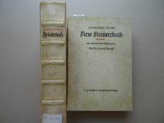 Botanik.-2 faksimilierte Kräuterbücher des 16./17. Jahrhunderts. 1934/38. Mit zahlr. Illustrationen.