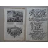 Theologie.-22 Kupfertafeln aus: Historischer Bilder-Bibel. Augsburg, Krauss, 1700. Je ca. 28 x 17