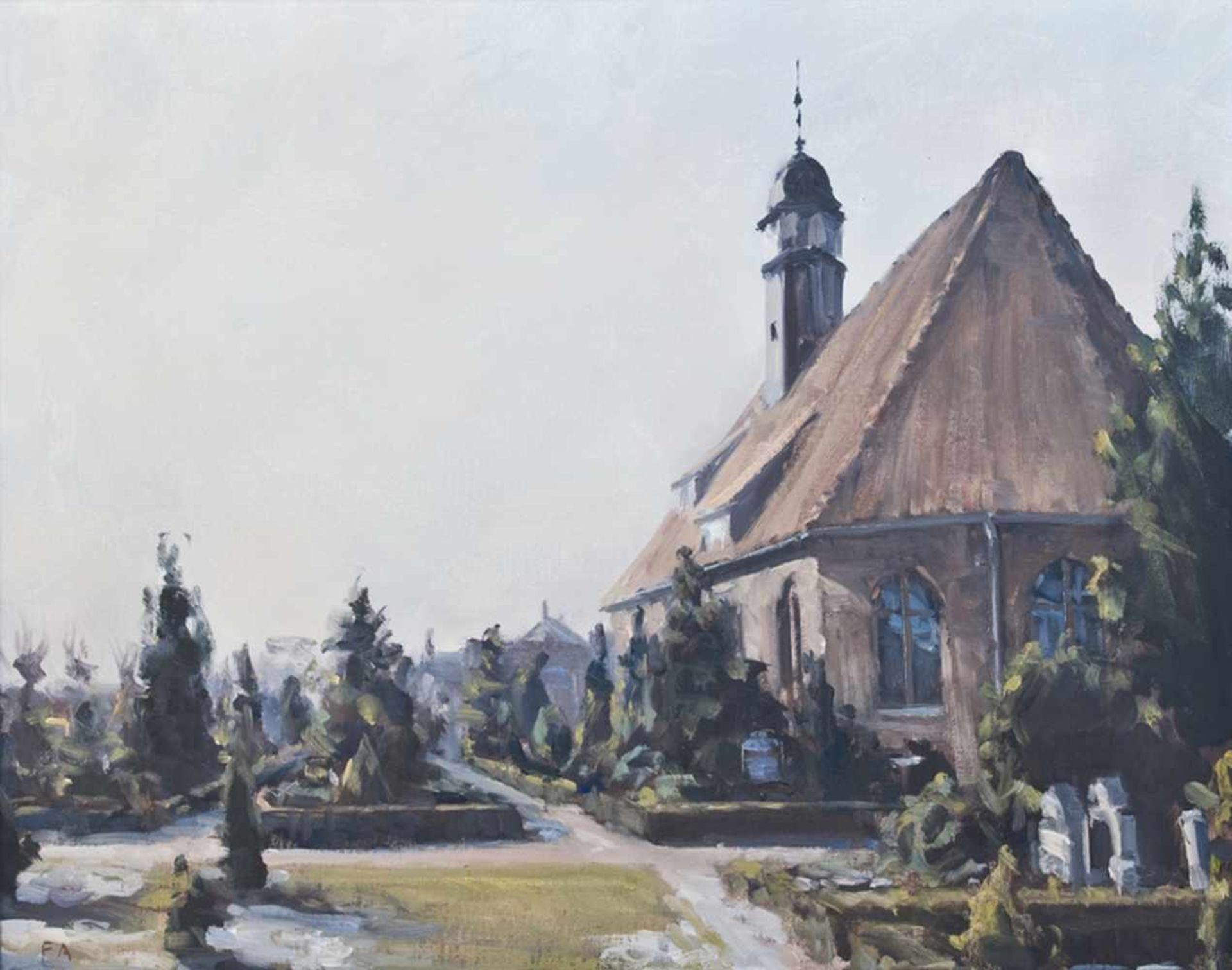 Anderson, Friedel(Oberhausen 1954; lebt u. arbeitet in Itzehoe). Kirche St. Trinitatis in Neuendorf.