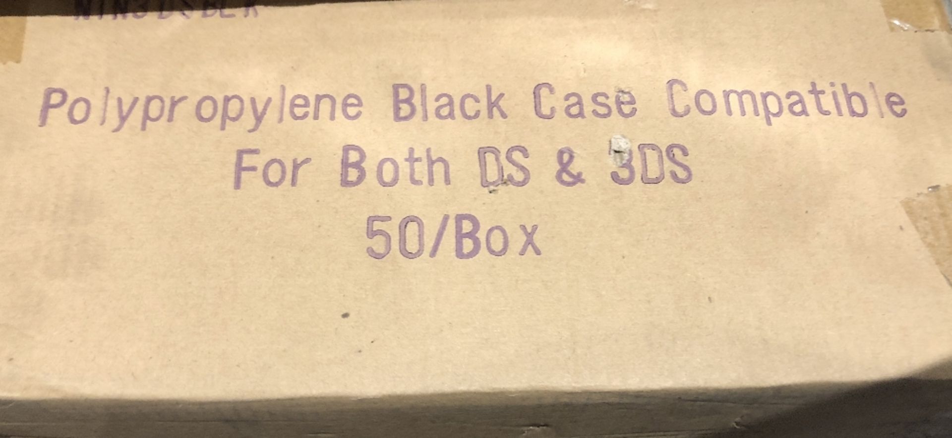 50 X BLACK CASE FOR DS GAMES - Image 3 of 3