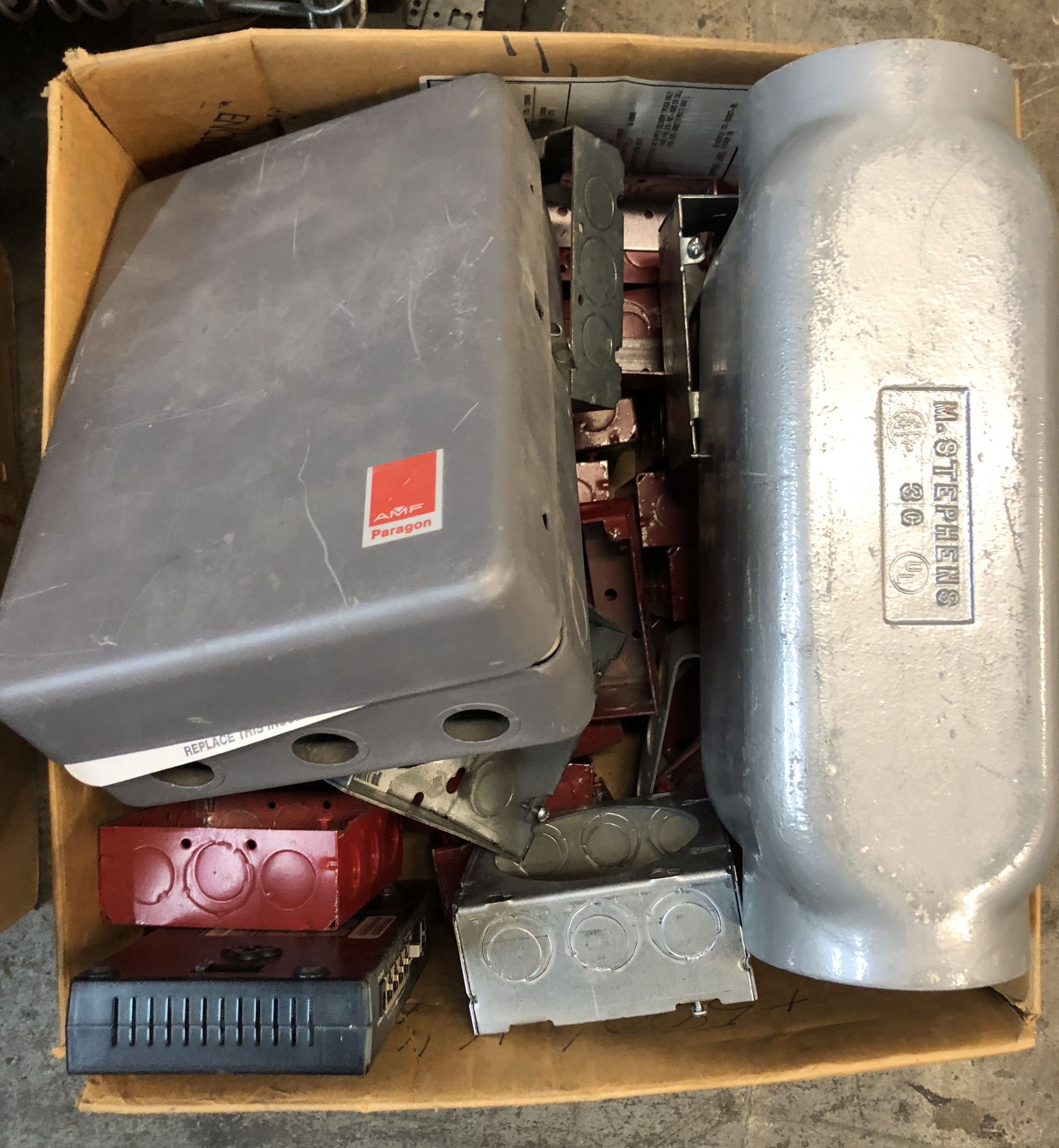 ELECTRICAL BOXES AND OTHER ELECTRICAL ITEMS