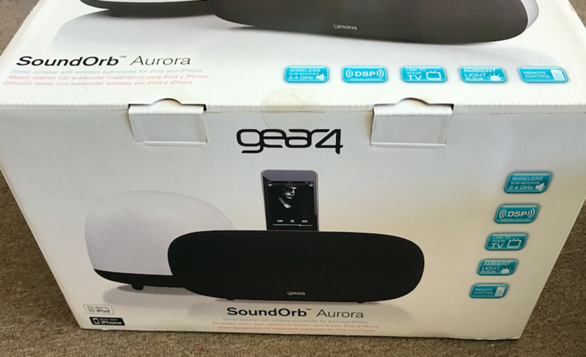 LOT OF TWO GEAR4 SOUND ORB AURORA MUSIC SYSTEM'S - Image 3 of 3