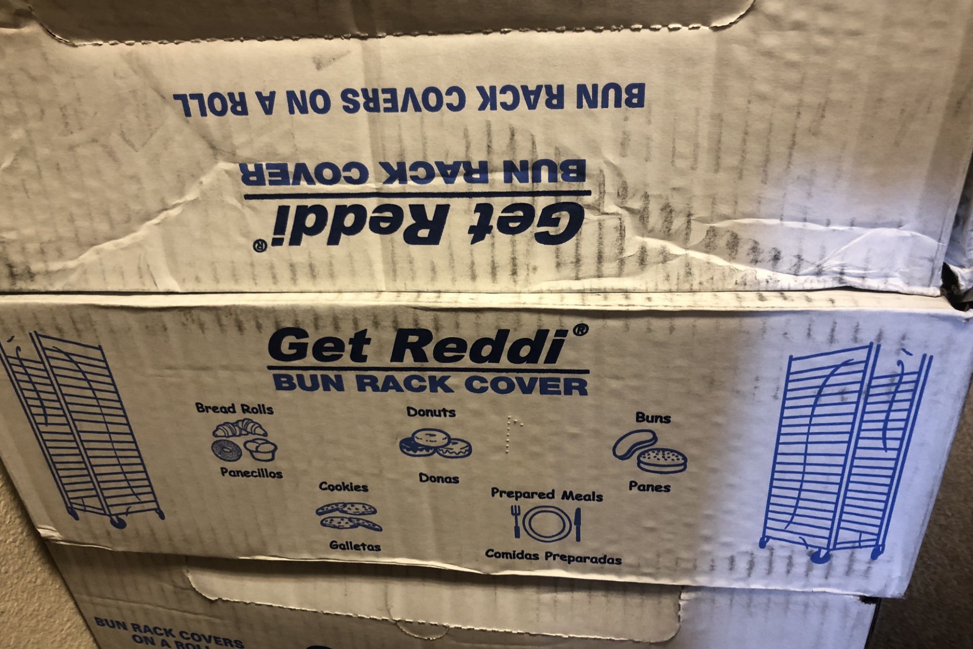 19 BOXES GET REDDI BUN RACK COVER COMMERCIAL KITCHEN USE - Image 4 of 4