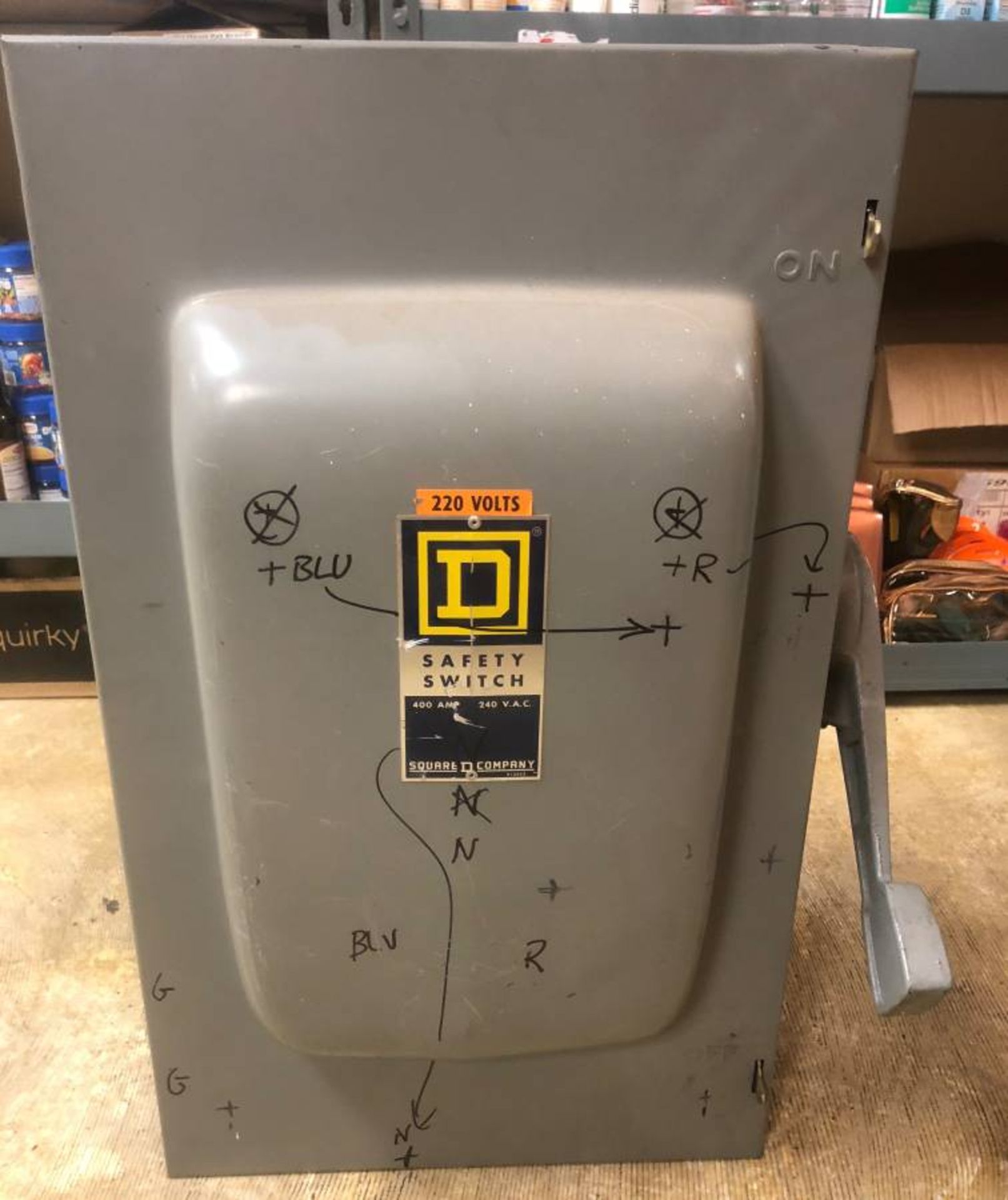 Square D D225N GD Safety Switch 400A 240V FUSIBLE $1500 new