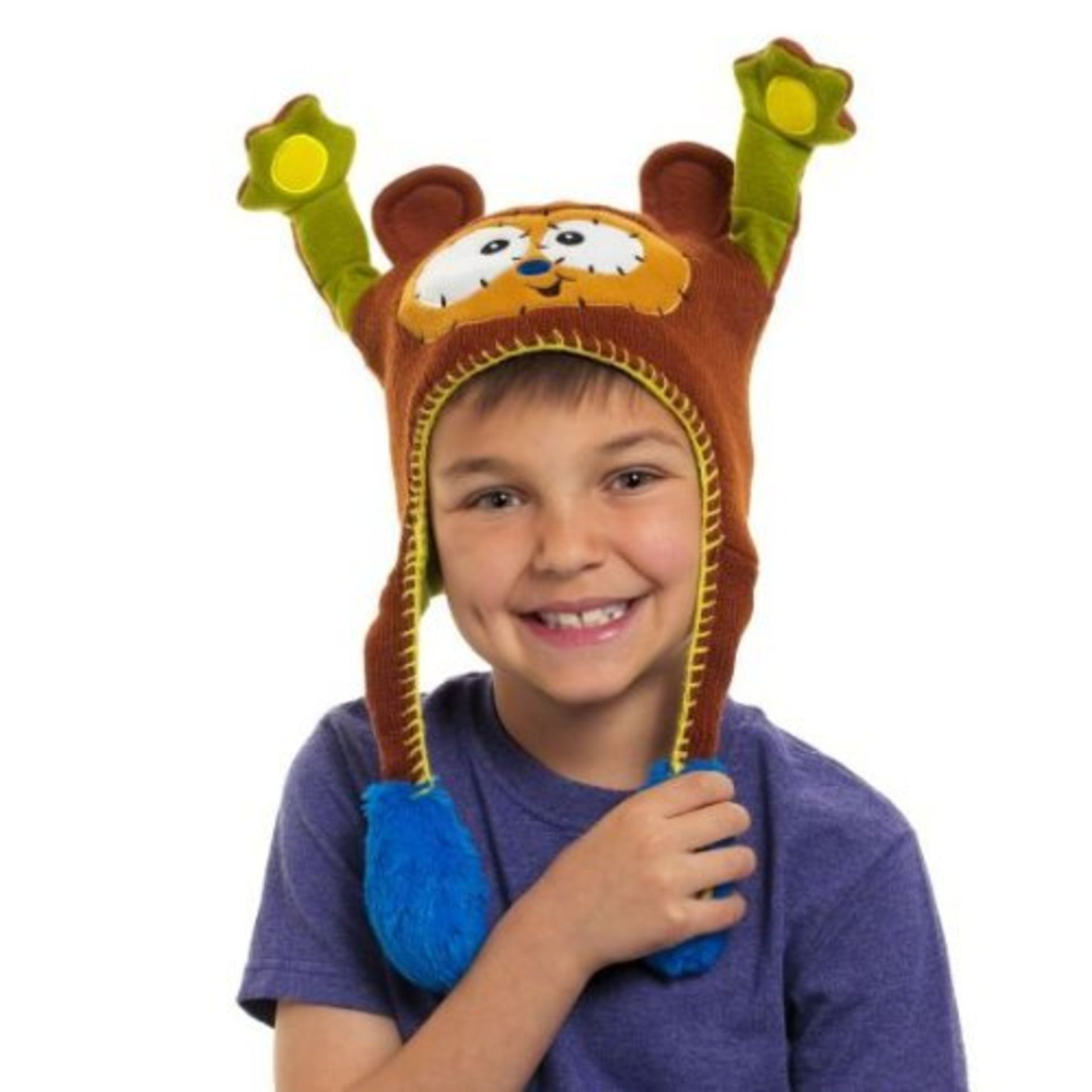 LOT OF 36 Flipeez Hat for Child Huggy The Monkey One Size As Seen On TV - Image 5 of 5