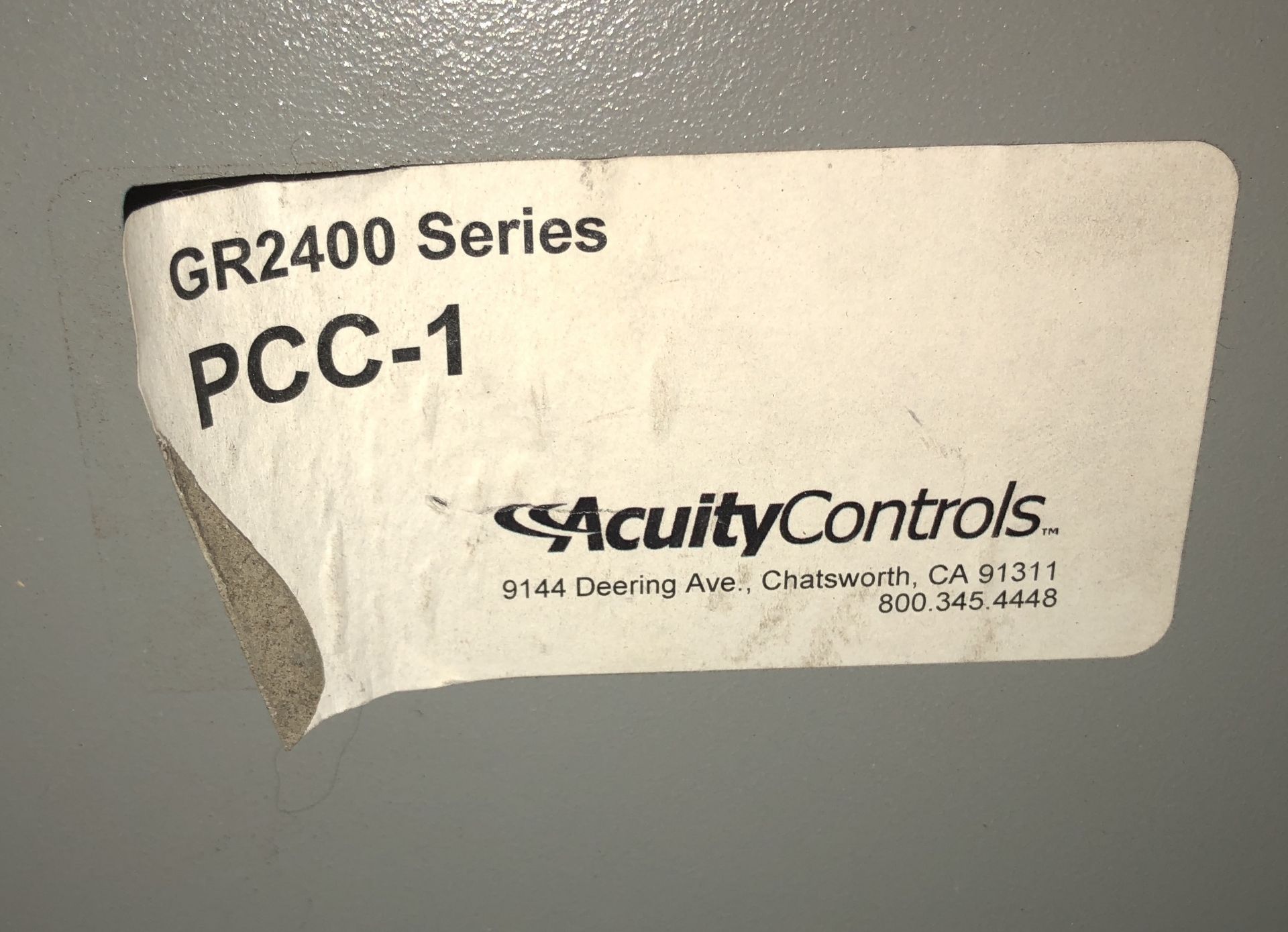 HOFFMAN ASE6X6X4NK +GR2400 SERIES ACUITY CONTROL BOX - Image 3 of 3